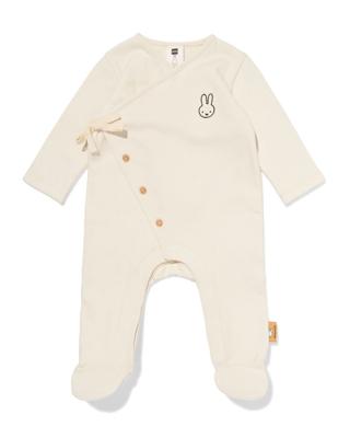 HEMA Nijntje newborn jumpsuit sweatstof ecru (ecru)