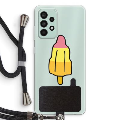 Raketijsje: Samsung Galaxy A52s 5G Transparant Hoesje met koord