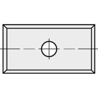 JSO-TR keermessen [10x] HW - 12x12x1.5 mm - 4-zijdig geslepen - 72020-6-01200