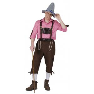 Oktoberfest lederhose - bruin - tiroler / bierfeest broek - verkleedkleding heren