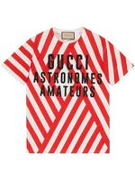 Gucci t-shirt à logo imprimé - Rouge - thumbnail