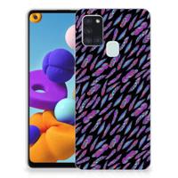 Samsung Galaxy A21s | TPU bumper | Feathers Color