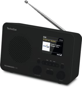 TechniSat TECHNIRADIO 6 IR Zakradio met internetradio Internet, DAB+, VHF (FM) Bluetooth, WiFi, Internetradio Wekfunctie Zwart