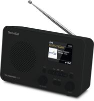 TechniSat TECHNIRADIO 6 IR Zakradio met internetradio Internet, DAB+, VHF (FM) Bluetooth, WiFi, Internetradio Wekfunctie Zwart - thumbnail