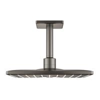 GROHE Rainshower SmartActive 310 Cube Hoofddouche - 31x31cm - 2 straalsoorten - plafondarm 14.2cm - geborsteld hard graphite 26481al0