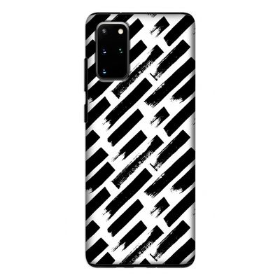 Zwarte vegen: Samsung Galaxy S20 Plus Tough Case