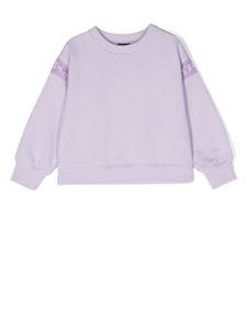 Givenchy Kids sweat à logo imprimé - Violet