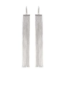 ISABEL MARANT boucles d'oreilles pendantes serties de cristaux - Argent