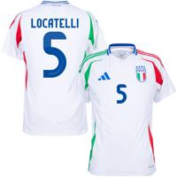 Italië Shirt Uit 2024-2025 + Locatelli 5