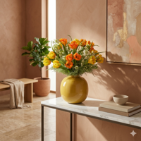 Kunstboeket Tessa Hillegom 55 cm