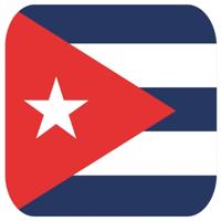 Bierviltjes Cuba - 60x stuks - vierkant - landenthema - 9 x 9 cm - onderzetter