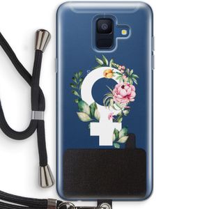 Venus: Samsung Galaxy A6 (2018) Transparant Hoesje met koord