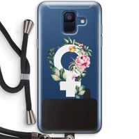 Venus: Samsung Galaxy A6 (2018) Transparant Hoesje met koord