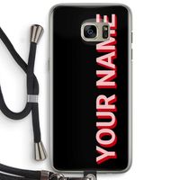 Namecase: Samsung Galaxy S7 Edge Transparant Hoesje met koord
