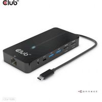 CLUB3D Type-C 7-in-1 hub met 2x HDMI, 2x USB Gen1 Type-A, 1x RJ45, 1x 3.5mm Audio, 1x USB Gen1 Type- CLUB3D Type-C 7-in-1 hub met 2x HDMI, 2x USB Gen1 Type-A, 1x RJ45, 1x 3.5mm Audio, 1x USB Gen1 Type-