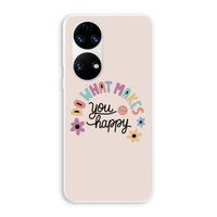 Happy days: Huawei P50 Transparant Hoesje
