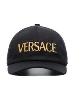 Versace casquette à logo brodé - Noir - thumbnail