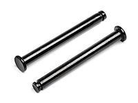 Flange shaft 3x30mm (black)