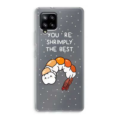 You're Shrimply The Best: Samsung Galaxy A42 5G Transparant Hoesje