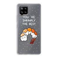 You're Shrimply The Best: Samsung Galaxy A42 5G Transparant Hoesje