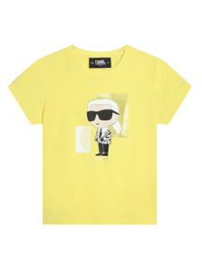 Karl Lagerfeld Kids t-shirt K/Ikonik - Jaune