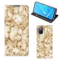 OPPO A52 | A72 | Standcase | Marmer Goud