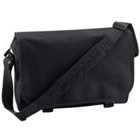 Bagbase Schoudertas - zwart - 41x31x12 cm - 15L - aktetas - volwassenen - polyester - schooltas Bagbase Schoudertas - zwart - 41x31x12 cm - 15L - aktetas - volwassenen - polyester - schooltas