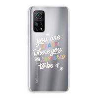 Right Place: Xiaomi Mi 10T 5G Transparant Hoesje