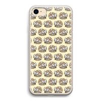 Slapende poes: iPhone 7 Transparant Hoesje
