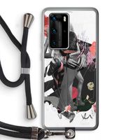 Dissimulation du réel: Huawei P40 Pro Transparant Hoesje met koord