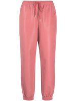 Stella McCartney pantalon fuselé en cuir artificiel - Rose - thumbnail