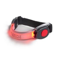 Lynx LED armband waterdicht unisex rood/zwart - thumbnail