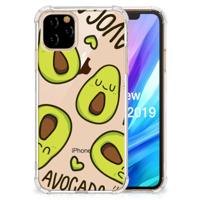 Apple iPhone 11 Pro Stevig | Bumper Hoesje | Avocado Singing