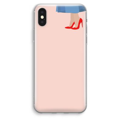 High heels: iPhone XS Max Transparant Hoesje