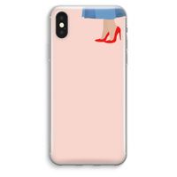 High heels: iPhone XS Max Transparant Hoesje
