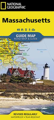 Wegenkaart - landkaart State Guide Map Massachusetts | National Geographic