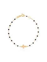 Gigi Clozeau collier en or 18ct à détails de perles - Noir