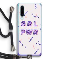 GRL PWR: Huawei P30 Transparant Hoesje met koord