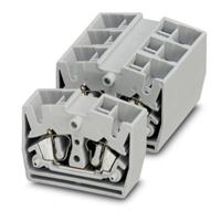 Phoenix Contact 3244258 Doorgangsklem 10.4 mm Spanveer Grijs 50 stuk(s)