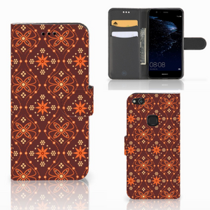 Huawei P10 Lite Telefoon Hoesje Batik Brown