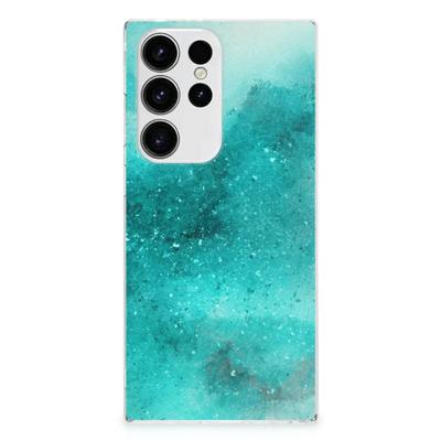 Smartphone hoesje Samsung Galaxy S23 Ultra Painting Blue Smartphone hoesje Samsung Galaxy S23 Ultra Painting Blue