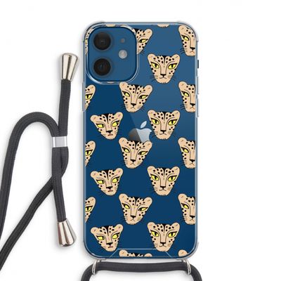 Tijger: iPhone 12 Transparant Hoesje met koord
