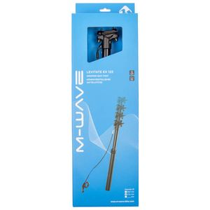 M-Wave dropper zadelpen levitate ex 0-125 mm in hoogte verstelbaar ø30.9mm / 475 mm