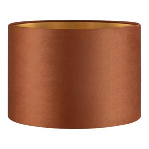 VELVET 30 DRUM LAMPENKAP BRUIN - GOUD