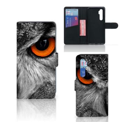 Xiaomi Mi Note 10 Lite | Telefoonhoesje | Met pasjeshouder | Uil Xiaomi Mi Note 10 Lite | Telefoonhoesje | Met pasjeshouder | Uil