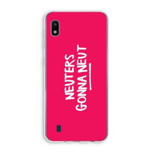 Neuters (roze): Samsung Galaxy A10 Transparant Hoesje