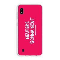 Neuters (roze): Samsung Galaxy A10 Transparant Hoesje