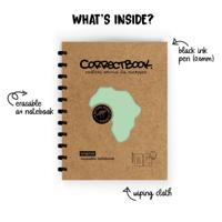 Correctbook Original A4 Misty Mint Gelinieerd - Uitwisbaar / Herschrijfbaar Notitieboek