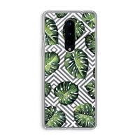 Geometrische jungle: OnePlus 8 Transparant Hoesje