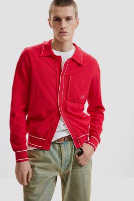 Fijne trui met knopen - RED - M